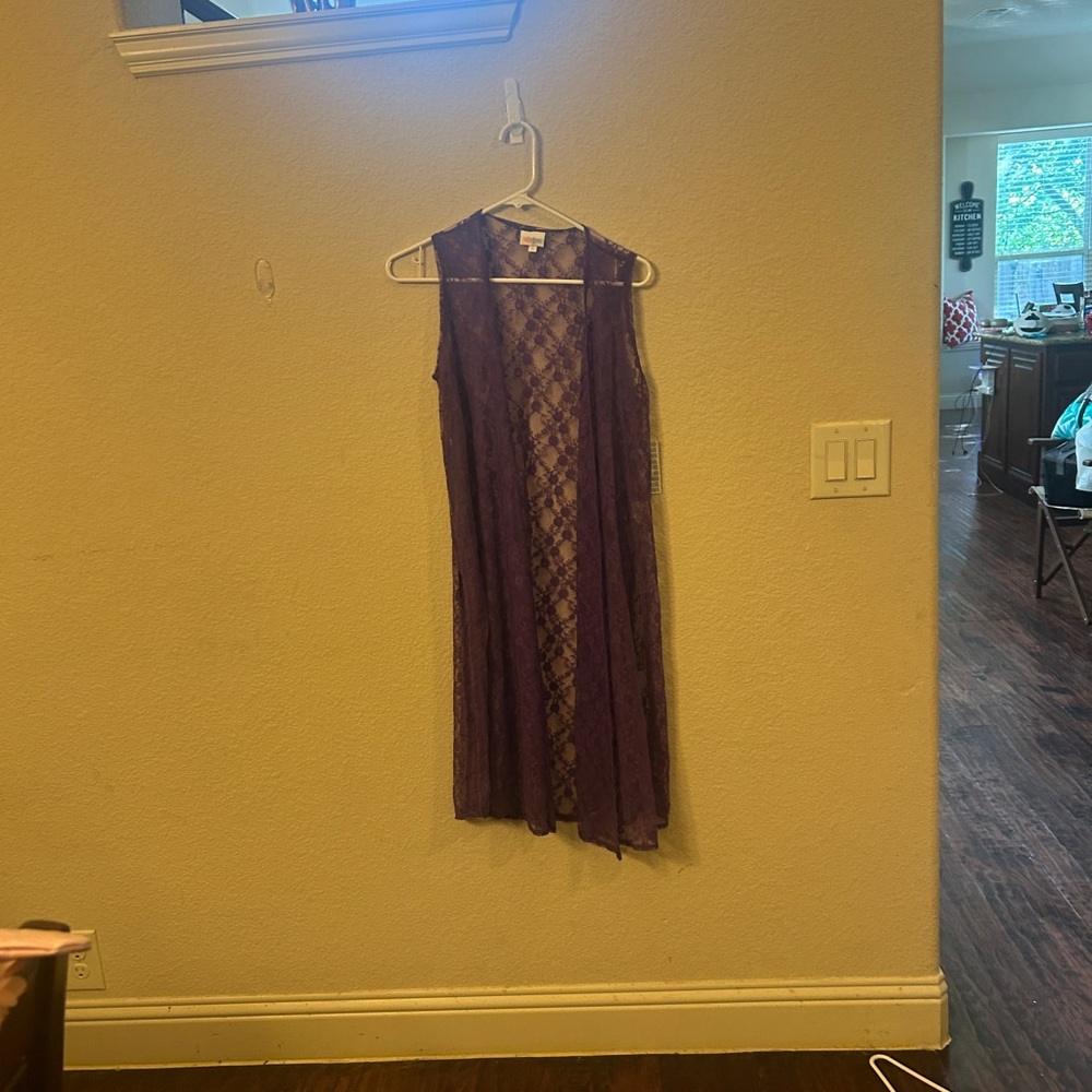 LuLaRoe Purple Babydoll Vest for Weddings